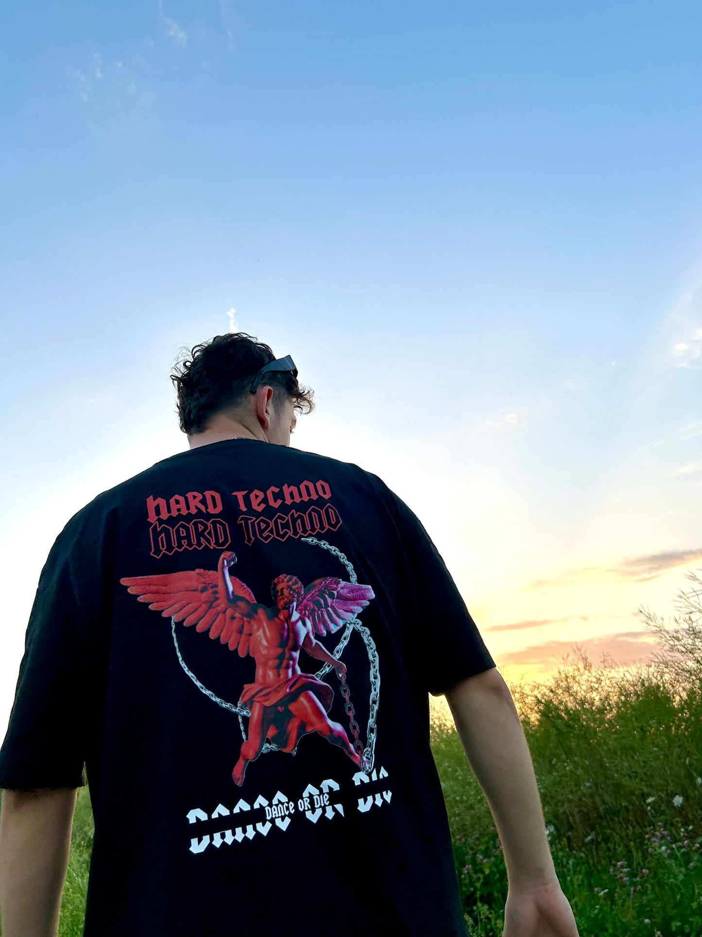 T-shirt Hard Techno - Oversized